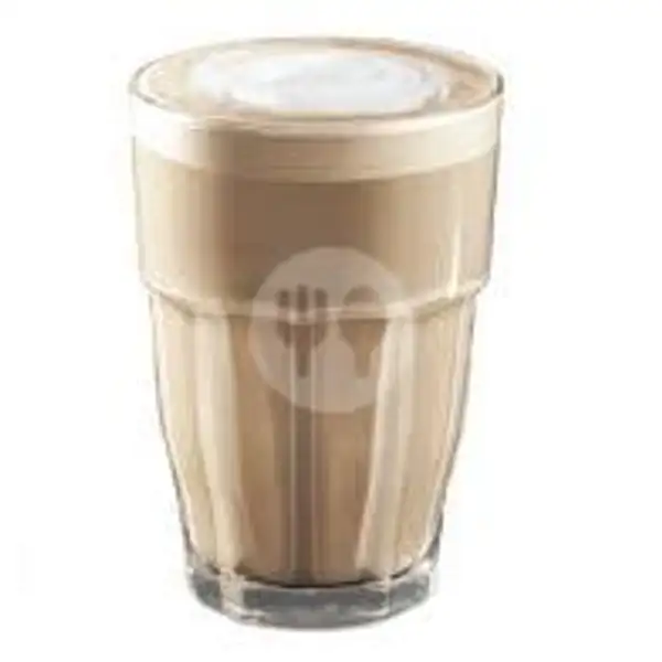 hot hazellnut latte | Rice Bowl Ayam Teriyaki Bibi Lung, Takoyaki, Indomie, Samoja Dalam