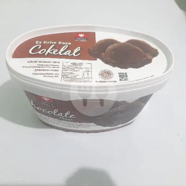 Ice Cream Chocolate Diamond 700 ml | Nopi Frozen Food