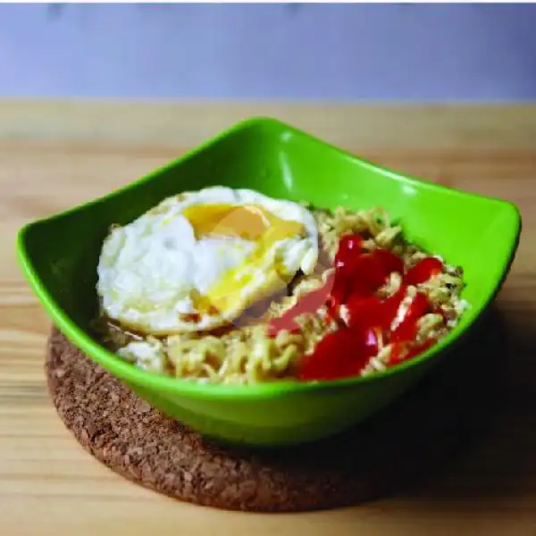 Indomie Goreng Double Special Telor | Roti Bakar Penyet Khas Bangka dan Es Kopi Susu, Kedai Rasea, Binus