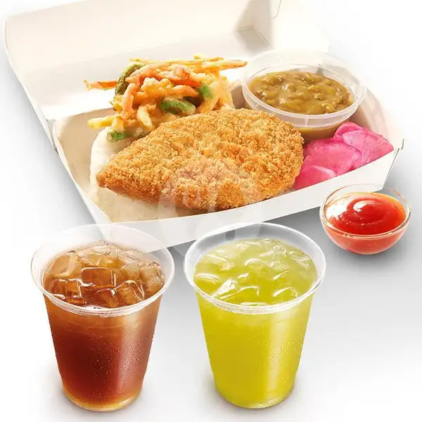 Chicken Katsu Curry Donburi Set | Marugame Udon & Tempura, Dapur Bersama Menteng (Delivery Only)