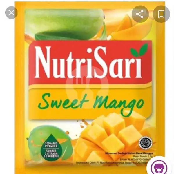 nutrisari mango | Lalapan Bu Fatimah, Pura Luhur Sandat 1