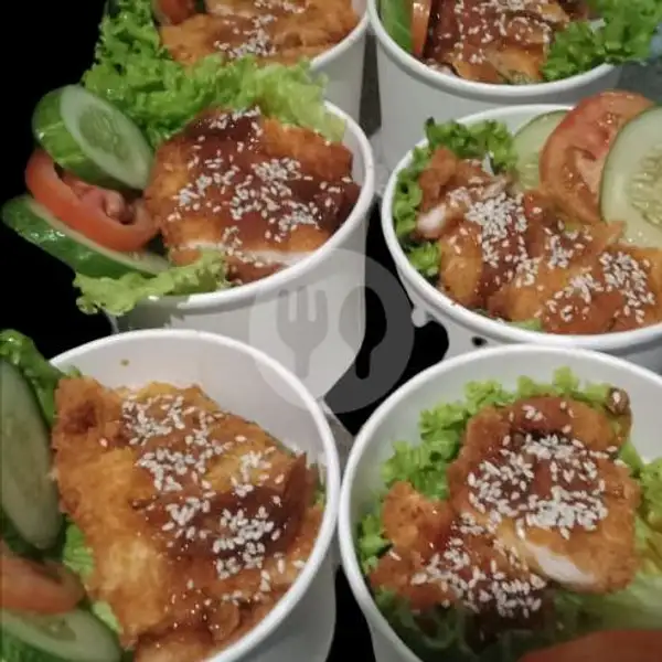 Ricebowl Chicken Katsu Teriyaki | BEBEK PEKING DAN AYAM KALASAN PAK GEMBUL