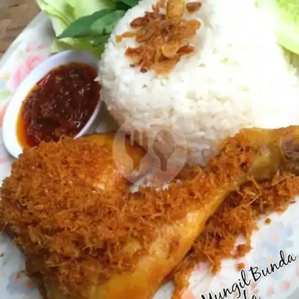 Ayam Goreng Serundeng + Nasi | Gudeg, Ayam, & Bebek Follback, Pramuka