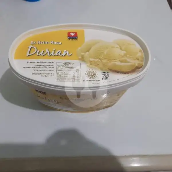 Ice Cream Durian Diamond 700 ml | Nopi Frozen Food