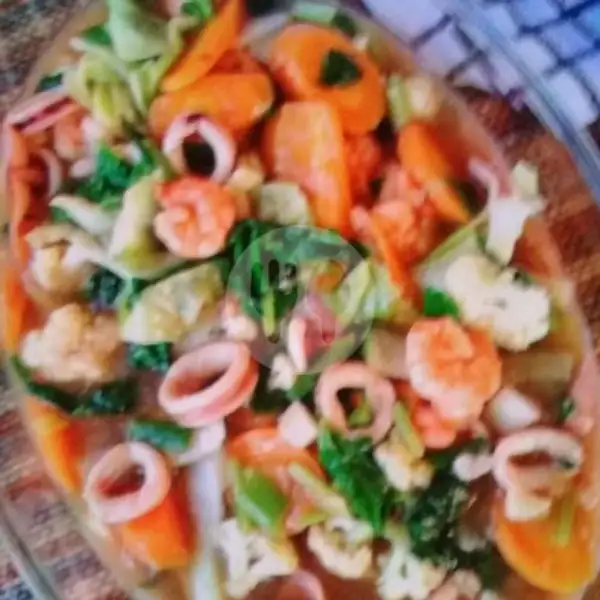 CAPJAY GORENG SEAFOOD + Free Teh | Anglo Wei Seafood, Kedungtarukan Wetan