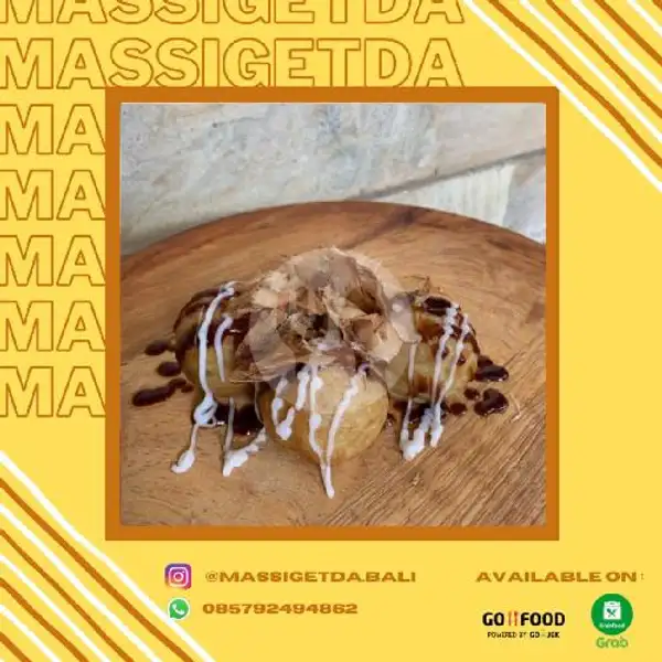 Takoyaki Gurita 4 pcs | Corndog Hottang Massigetda