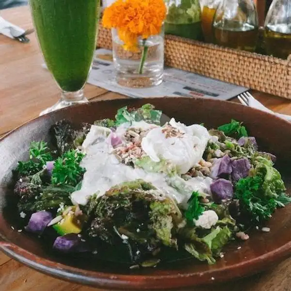 Mixed Grain Salad with Poached Egg | Bali Buda, Renon