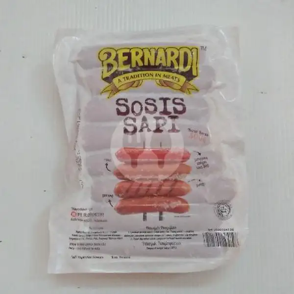 Bernardi Sosis Sapi 500 g | Frozza Frozen Food