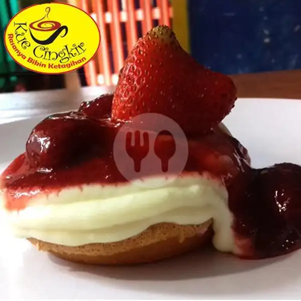 Cream Chesse Double Strawberry | Kue Cingkir, Watugilang