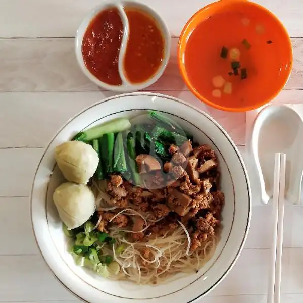 Bihun Ayam Jamur + Bakso Ayam | Mie Ayam 77, Kwetiaw & Nasi Goreng, Denpasar
