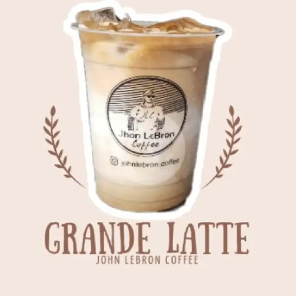 XL Grande Latte (Cold) | John Lebron Coffee & Eatery, Bukit Tempayan