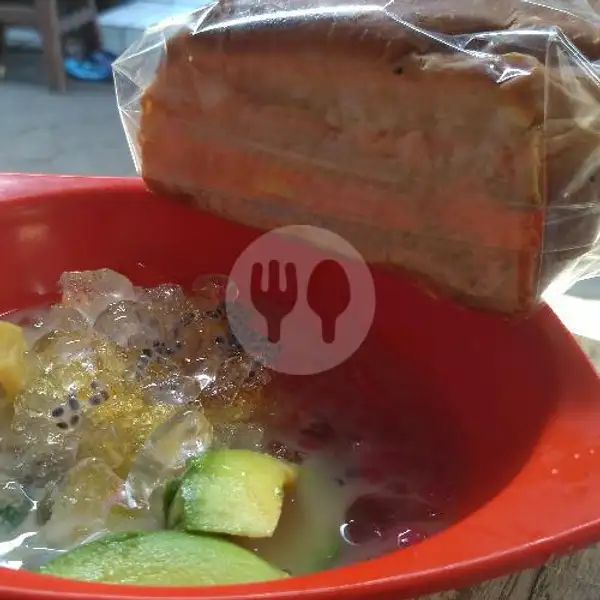Es Teler Madu + Roti Bantal | Es Teler Madu T-DAR Agung, Denpasar