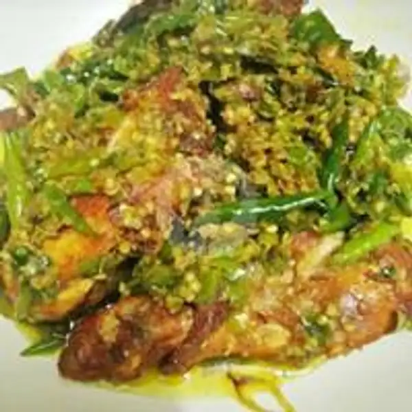 Ayam Sambal Ijo | Warteg Galieh, Kebon Nanas