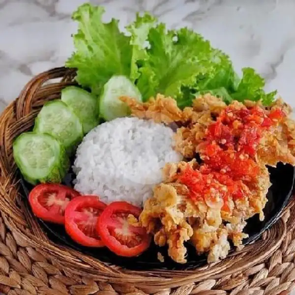 Nasi Ayam Geprek Sambal Merah | Coger Tangerang, Villa Mutiara Pluit