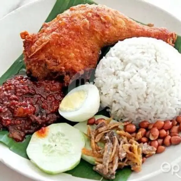 Nasi Lemak Ayam Berempah | Sara Cafe, Samping Spbu Gordon