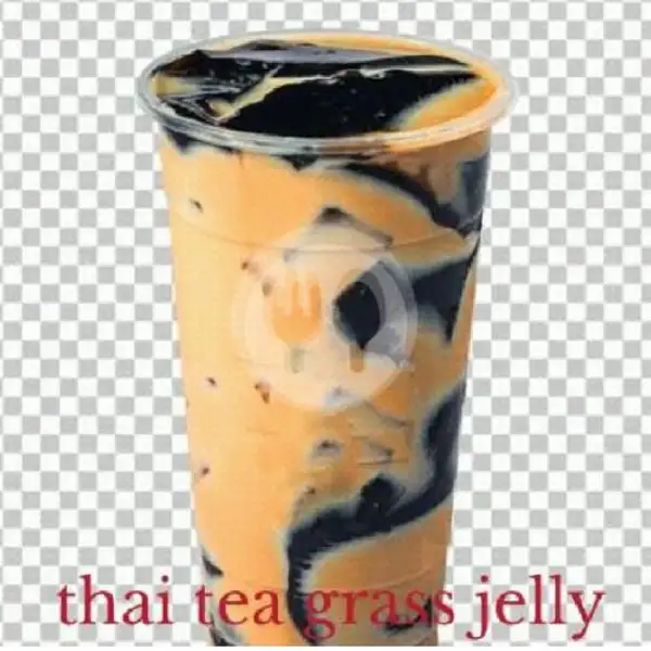 Thai tea grass jelly brown sugar ( large) | Kebab Burrito - Tea Coffee Milk - Milo Oreo - Kenz Sweet