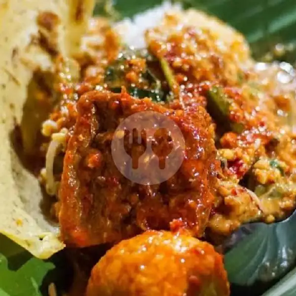 Nasi Sayur Pecel Ayam Goreng Rempah Tahu Bali+ Peyek | Special Pecel Khas Madiun, MSH