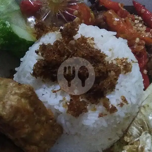 PAKET NASI JENGKOL GORENG SAMBAL GOANG | Ayam Goreng Serundeng Nasi Kuning (Gang Cimol Loba Bacot), Subyadinata