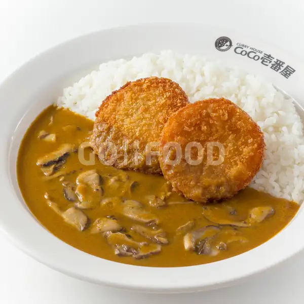 Mushroom & Creamed Croquette Curry | Curry House Coco Ichibanya, Grand Indonesia