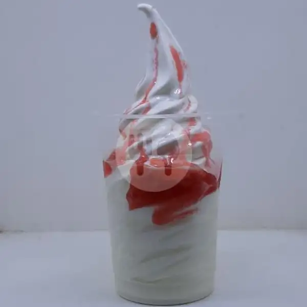 Sundae Gelas Besar Strowbery | Ice Cream 884, Karawaci