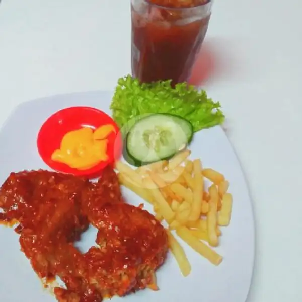 Fire Chicken Combo 2 | Cepot Fried Chicken & Geprek, Denpasar