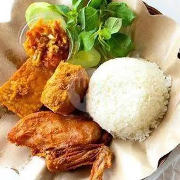 Ayam Penyet, Tahu, Tempe + Nasi | Pas Mantap 2, Cabang Penuin
