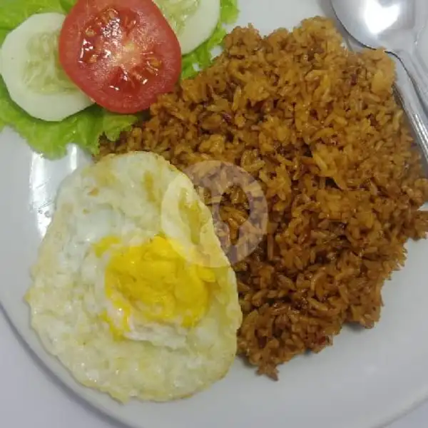 Nasi Goreng Telor - Ayam + Krupuk | Ayam Geprek Gembira