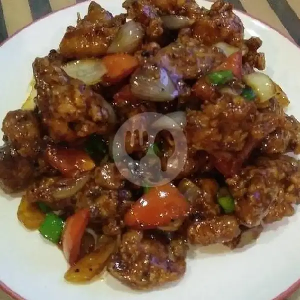 Chicken BlackPeper | Warung Makan Sosro Sudarmo, Nongsa