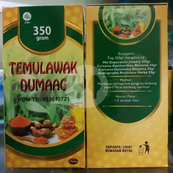 Temulawak DUMAAG 350 gr | Susu Kurma Extra Sukur dan Aneka Produk Halal, Cilodong