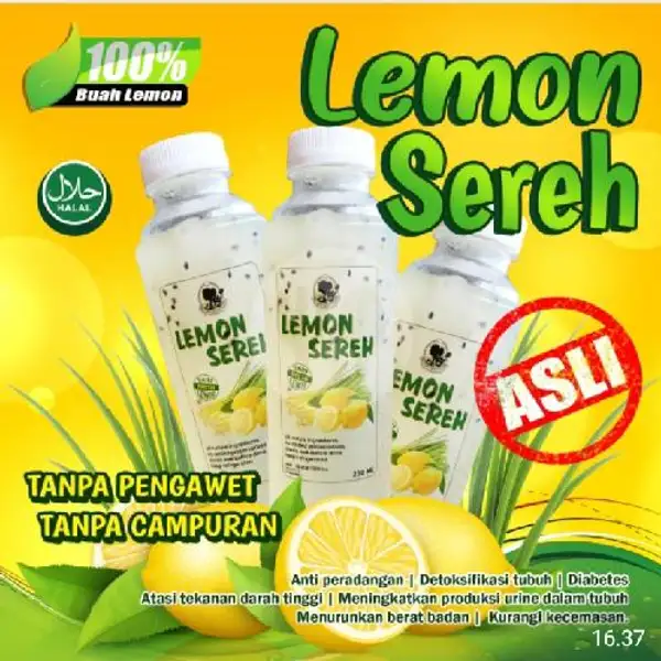 Lemon Sereh(Pinang) | Jamu Gendong