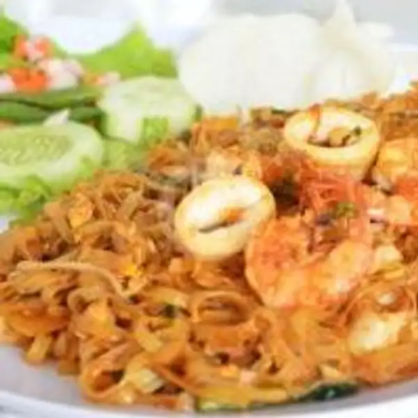Kwetiau Goreng Seafood | Mie Pansit 24 Jam, Simpang 4