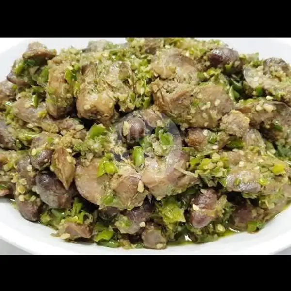 Hati Ampela Padeh + Nasi | Ayam Geprek Meleleh, Muka Kuning
