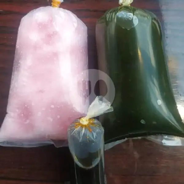 Es + Cincau + Gula Aren Komplit ( Bisa Dibuat 2 - 3 Porsi Cup) | Cincau Pukat Harimau Maharta, Pondok Aren