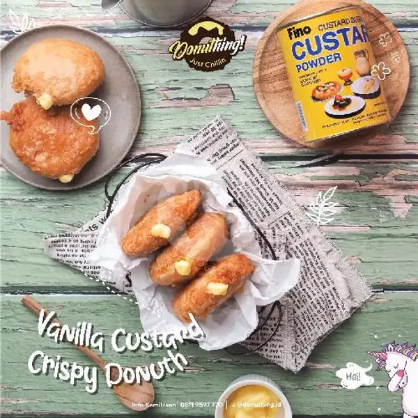 Vanilla Custard Crispy Donuth | Donuthing Pekalongan, Dokter Wahidin