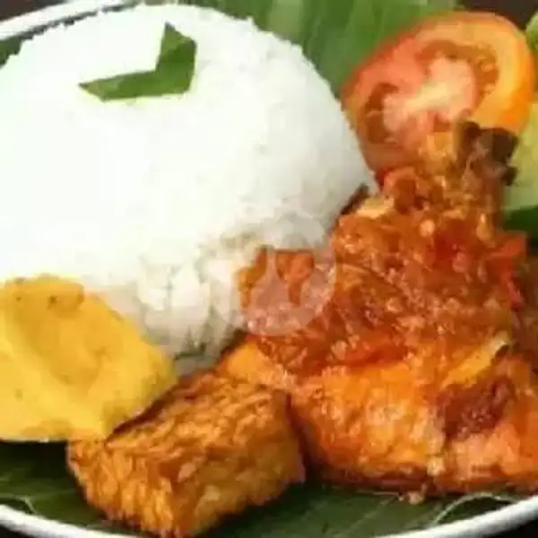 Ayam Penyet Sambal Original + Nasi | Ayam Penyet Amora Jl.pintu Air 2