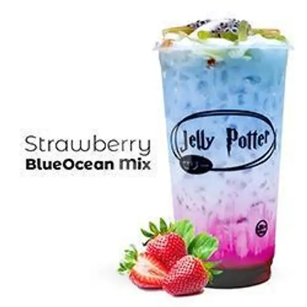 Strawbery Blueocean Mix | Jelly potter, Harjamukti