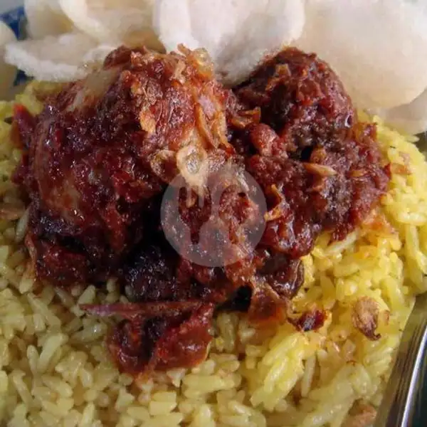 Nasi Kuning + Ayam | Warung Mama Lina, Wahid Hasyim 2