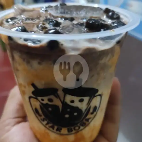 Promo Paket 2 Pcs  Minuman Sehat Dan Segar Rasa Coklat Caramel Dan Thai Tea | Donat Bomboloni Petukangan