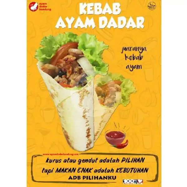 ADB Kebab Original | Ayam Dadar Bandung, Cilacap