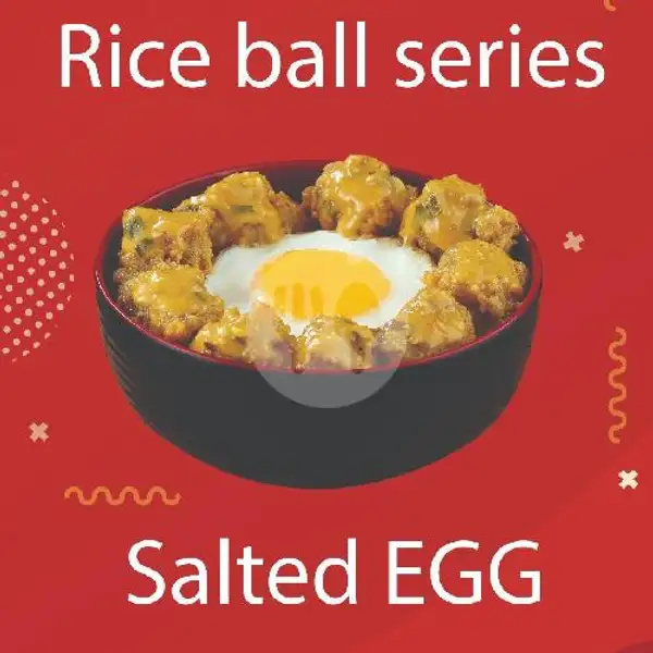 Rice Ball Salted Egg | Jomtea, Batu Aji