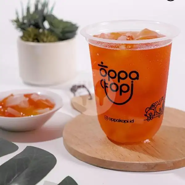 Iced Yuzu Tea | Oppa Kopi, Rungkut