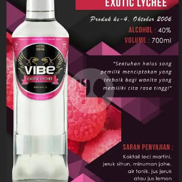 Vibe Exotic Lychee 700 Ml + Free Schweppes Tonic | Arga Bintang Anggur N Soju, Terusan Buah Batu