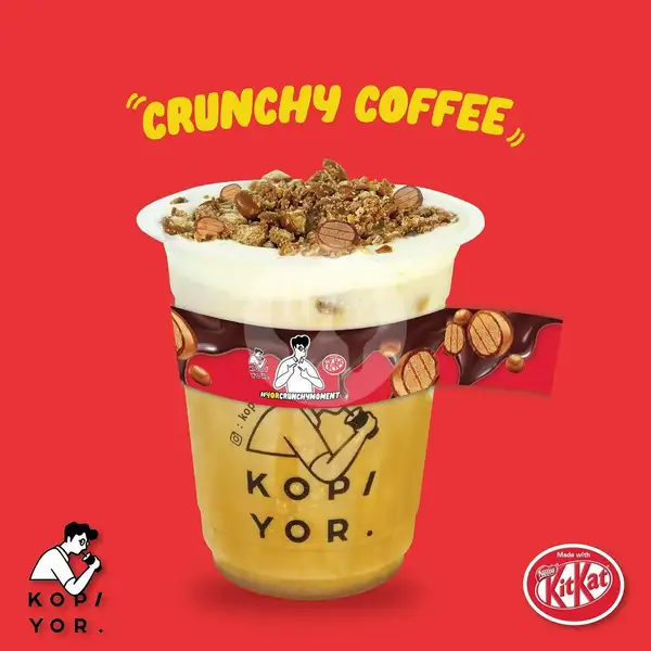 Crunchy Coffee made with KitKat | Kopi Yor, Pademangan