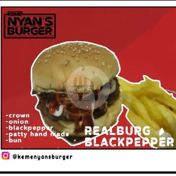 Realburg Blackpepper | Kemenyans Burger