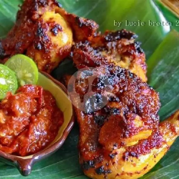 Ayam Bakar + Nasi + Sambel Lalapan | Seafood AA, Pahoman