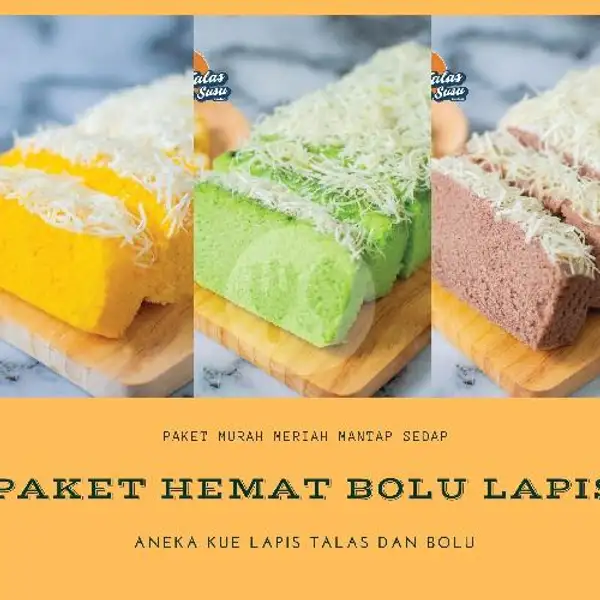 Paket BOLA (BOLU LAPIS) HEMAT BANGET | Kue Lapis Talas Dan Bolu, Pekayon