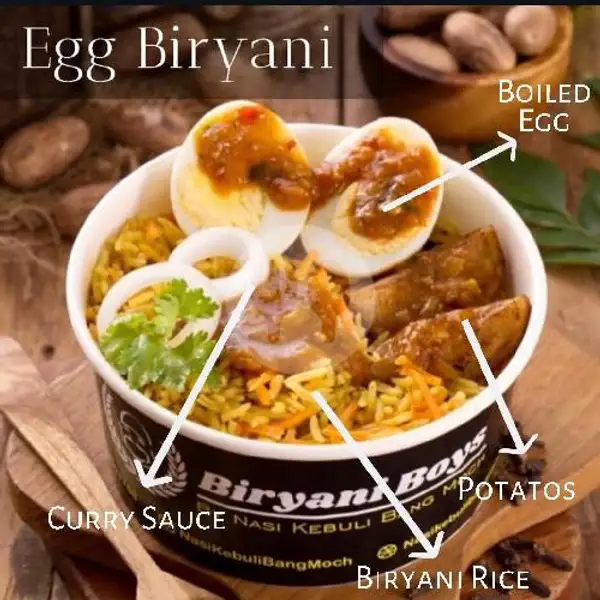 Egg Biryani | Nasi Kebuli Bang Moch, Pondok Aren