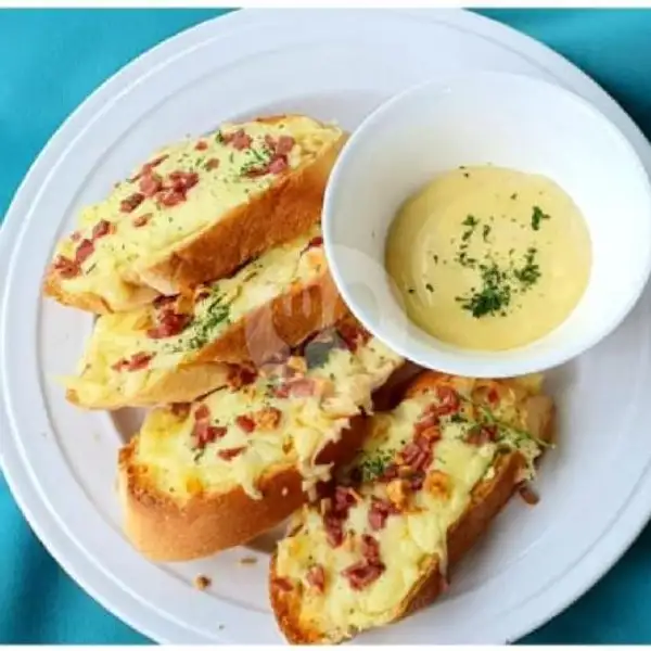 Cheese Garlic Bread | Liwet Asep Stroberi Wastukencana
