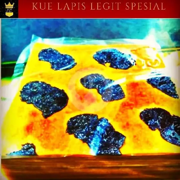 Lapis Legit Spesial Toping Buah Plum, M, Uk : 20x20 | Kue Ulang Tahun ARUL CAKE, Pasar Kue Subuh Senen