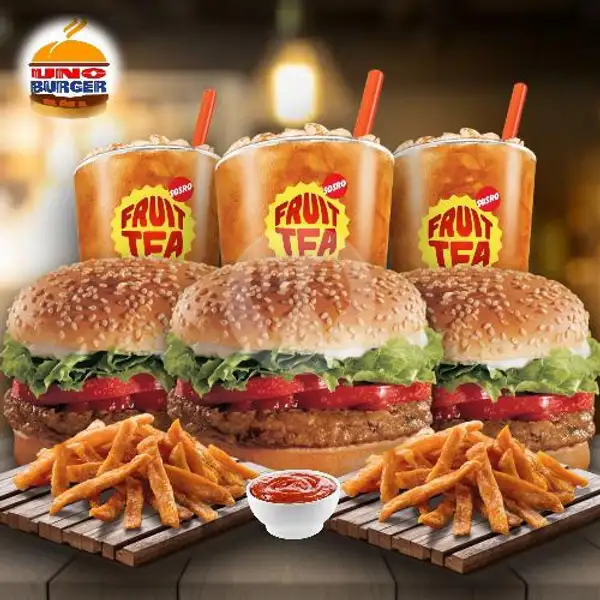 Paket Hemat Tri Sakti | Uno Burger, Hang Tuah